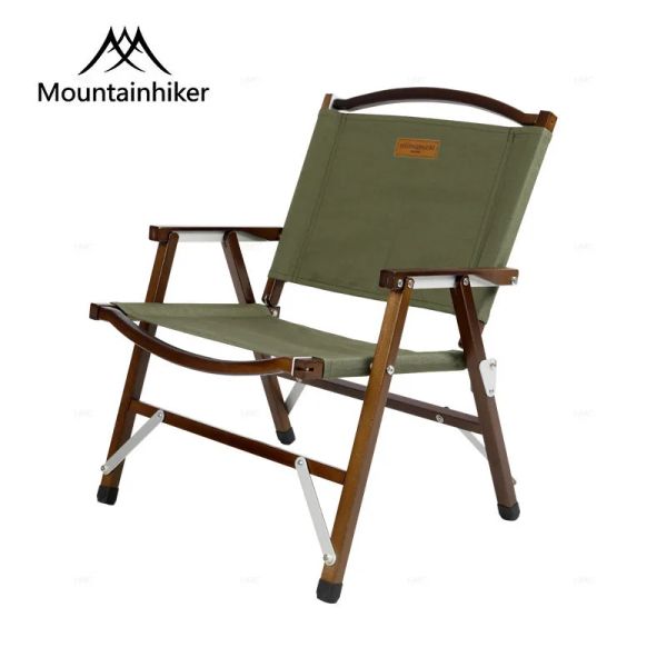 Arredamento Mountainhiker Sedia da campeggio pieghevole leggera Sedia da spiaggia Poltrona pieghevole Mobili da esterno Sedia in legno Picnic Naturehik