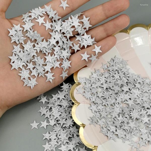 Partydekoration 1000 Stück 1 cm Glitzersterne Gold Silber Rose Sternenkonfetti Hochzeit Geburtstag Weihnachtsbaum Wüstentisch Geschenkbox