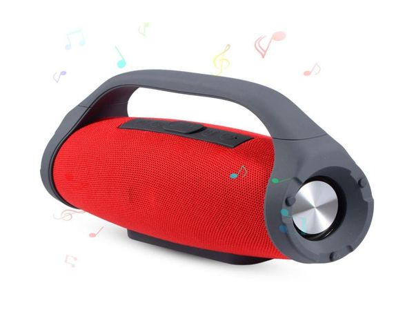 Mini Boombox Açık Kablosuz Su Geçirmez Bluetooth Hoparlör 10W Subwoofer Ses Kutusu Destek Elleri SMAR1969378 için TFUSB MÜZİK ÇALIŞI