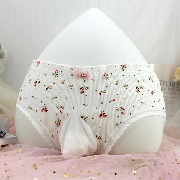 Unterhosen Sex Liebe Männer Unterwäsche Sissy Pouch Höschen Sexy Slips Homosexuell G-String Tangas Japanischen Druck Knickers Schwanz