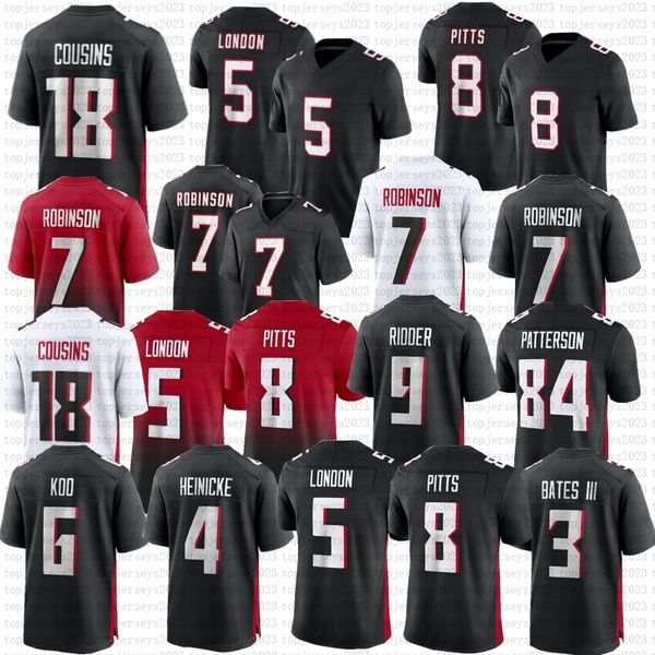 9 Michael Penix Jr. Kirk Cousins Bijan Robinson Football Jersey Drake London Younghoe Koo Darnell Mooney Terrell Michael Vick Tyler Allgeer Kyle Pitts Jessie Bates