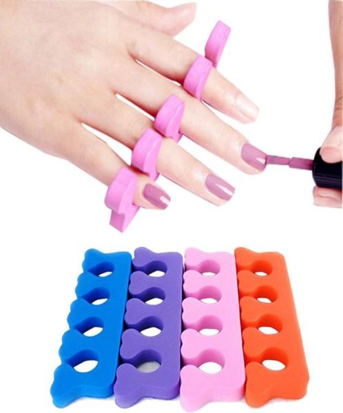 Deal Neue gute Qualität Pro 100 Stück Soft Finger Toe Separator Nail Art Pediküre Maniküre Nail Art Tools Versand Whole3400644