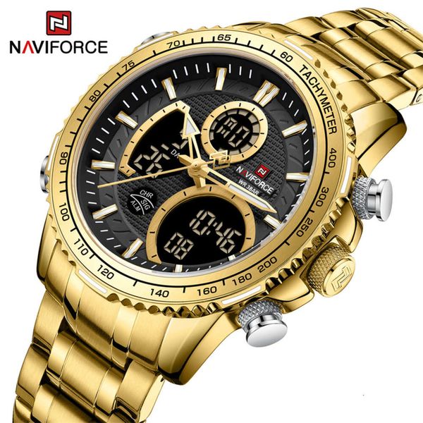 Navifroce display lcd masculino relógios de pulso luminoso esporte homem relógio à prova dwaterproof água militar quartzo masculino relógio relogio masculino 2023