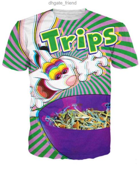 Viagens não são para crianças camiseta trippy vibrante trix personagem estilo verão moda t camisa topos para mulher