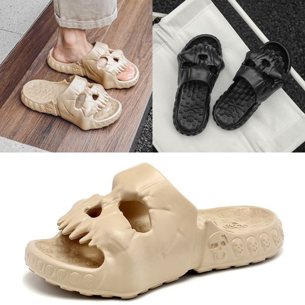 Scarpe EVA positive popolari di alta qualità Piedi del cranio Sandali con suola spessa Sandali estivi da spiaggia Scarpe da uomo Pantofole traspiranti avvolgenti GAI 40-45