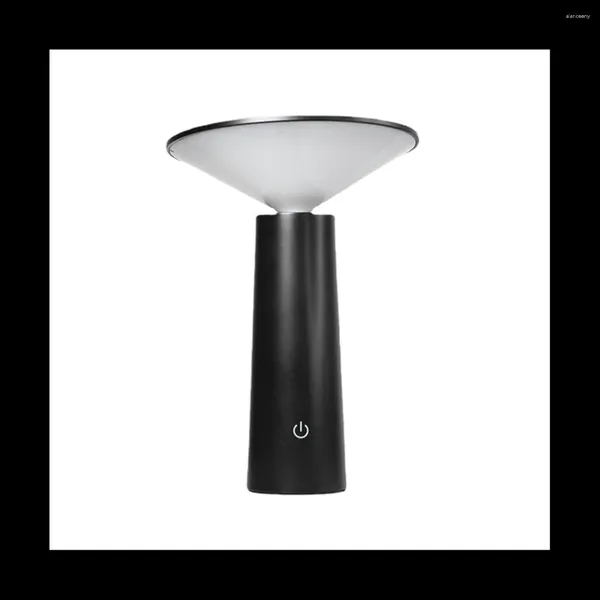 Lâmpadas de mesa LED Touch Sensor Lâmpada 1200mAh recarregável Night Light 3 níveis de brilho ajustável para decoração de quarto de mesa