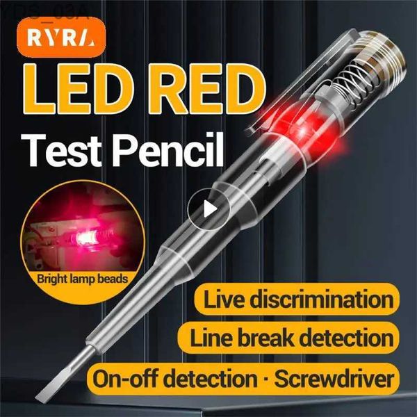 Strommessgeräte ANENG Elektrischer Teststift-Schraubendreher 70–250 V Spannungsdetektor Intelligenter Spannungsdetektor Stromkreistester Elektrischer Schraubendreher 240320