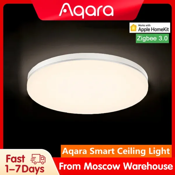 Steuerung 2023 Aqara Smart Deckenleuchte L1 350 Zigbee 3.0 ZNXDD01LM Schlafzimmer-LED-Lampenlicht Funktioniert mit APP Xiaomi Mijia Apple Homekit