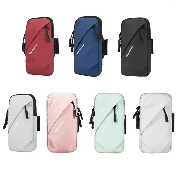 Suporte de pulso para telefone, braçadeira para celular, mulheres, homens, bolsa, academia, braçadeiras para corrida, viagem, caminhadas