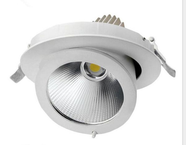 Tutta la fabbrica 30W LED Trunk Downlight COB Lampada da soffitto Incasso regolabile Super Bright Indoor Light pannocchia ha condotto il downlight AC85266095550