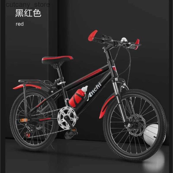 Biciclette cavalcabili WOLFACE 20 pollici Mountain bike per bambini Velocità variabile Freno a disco Studente Bicyc Telaio in acciaio al carbonio Strada Bicyc Dropshipping L240319