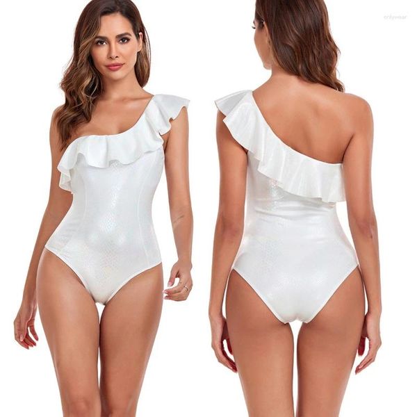 Costumi da bagno da donna 2024 Costumi interi da donna Costume da bagno estivo Outdoor Push Up Aperto sul retro Costume da bagno a vita alta da spiaggia Costumi da bagno