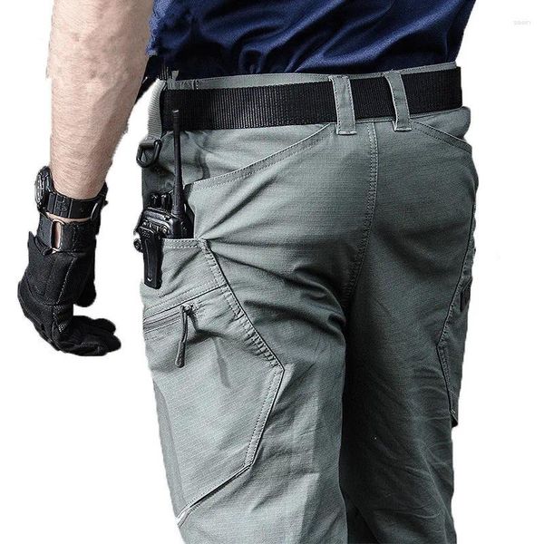 Pantaloni da uomo Tattici Militari Cargo Uomo Special Force Army Combat SWAT Pantaloni lunghi in cotone multitasche impermeabili