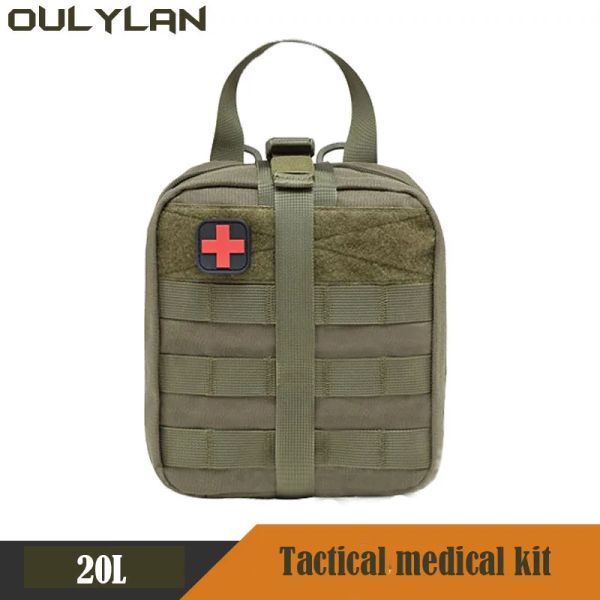 Borse oulylan 1000d kit tattici di pronto soccorso borse mediche dell'esercito per esercitazione da caccia di emergenza per il campeggio di sopravvivenza di sopravvive