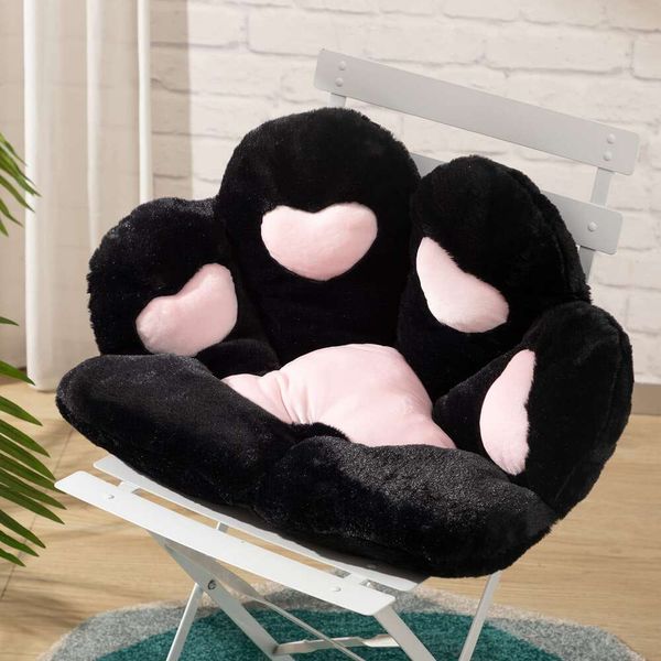 ALIMORDEN Cat Paw розовый большой мягкий плюшевый диван для ленивого офисного стула подушка напольное сиденье, черный