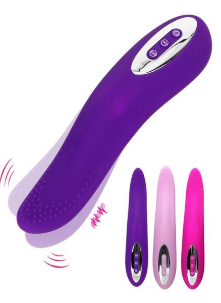 USB ricaricabile lingua vibratore sesso orale GSpot stimolatore clitoride massaggiatore per le donne 12 velocità giocattoli del sesso prodotti Audlt femminile Ma6497224