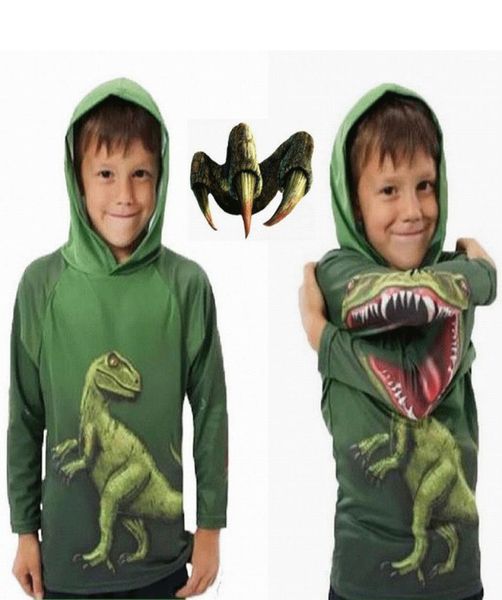 Erkek Hoodie Dinozor Kazak Uzun Jurassic World Hoodie Sweatshirt Sıradan Giyim Sonbahar Yeni Sweater Çocuk Kıyafetleri2381851