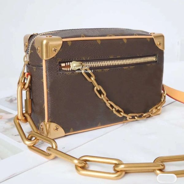 7a deri crossbody çanta erkek kadınlar mini çantalar zincir haberci çanta tasarımcı çanta gövdesi çapraz vücut çantaları moda çantası kutu