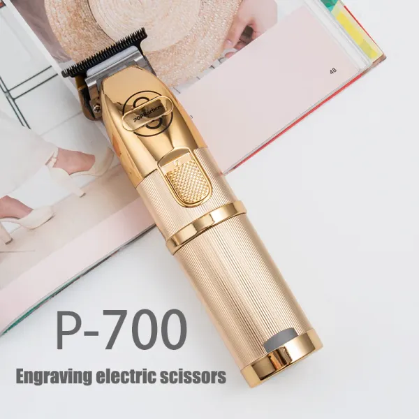 Aparadores 2022 cortes de cabelo profissional barbeiros pop p700 cabeleireiro de cabelo elétrico Clippers Golden escultura tesoura Electric Shaver Hair Trimmer