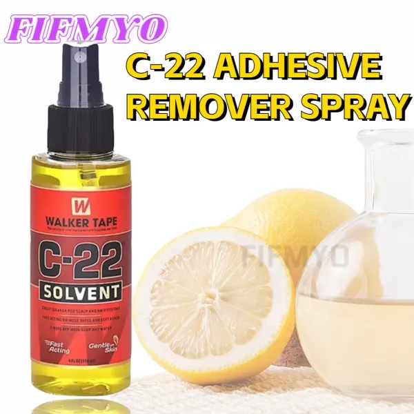 Adesivos c22 laço adesivo removedor spray para extensão do cabelo walker fita peruca removedor de cola removedor de fita solvente para substituição do cabelo