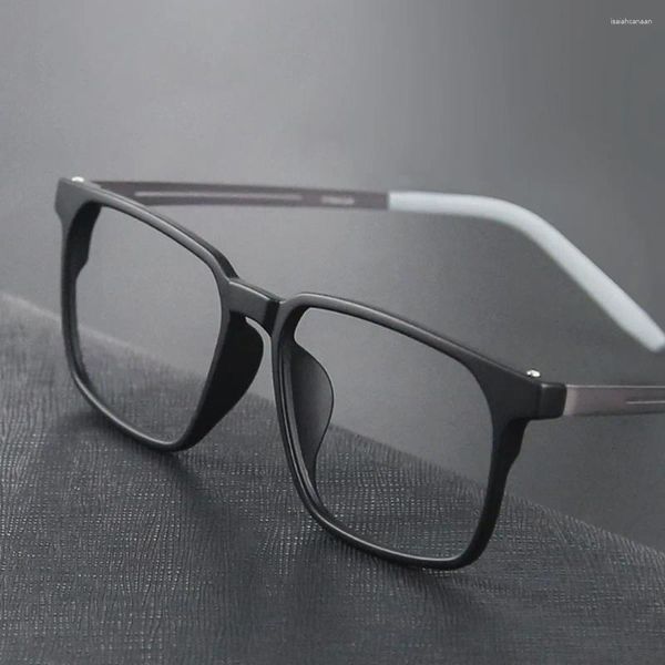 Güneş Gözlüğü Çerçeveleri Chfekumeet Plastik Titanyum TR90 Optik Göz Gözlükleri Çerçeve Ultralight 9G Reçeteli gözlükler Erkekler için Temiz Lens