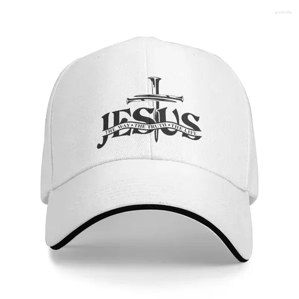 Ball Caps Klassische Jesus Der Weg Wahrheit Leben Baseball Kappe Erwachsene Religion Christian Glaube Einstellbar Papa Hut Frauen Männer sonnenschutz