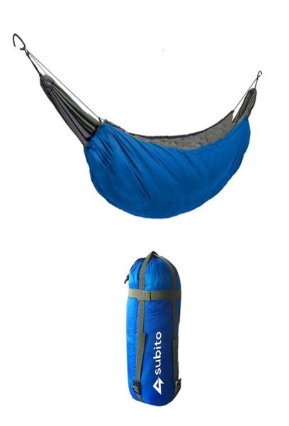 Hamak uyku tulumu ultralight açık kamp rüzgar geçirmez sıcak kapak taşınabilir kış yorgan battaniye pamuk çantaları 4989665