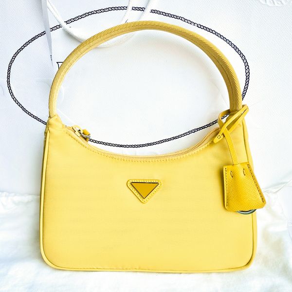 Переиздание 2005 2000 Triangle Luxurys Дизайнерская сумка из 3 предметов Модная нейлоновая сумка Safino с цепочкой Сумка через плечо мужская Женская зеркальная качественная сумка-тоут клатч Сумки на плечо