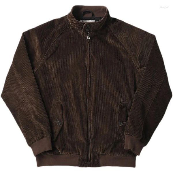 Herrenjacken Cord-G9-Jacke, Motorrad, klassischer Stil, Vintage-Outwear