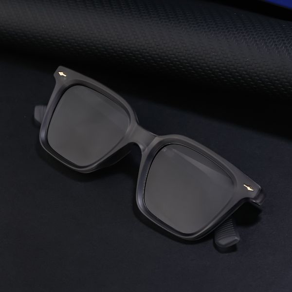 Fashion Square Männer Polarisierte Sonnenbrille Starken Rahmen TAC Linsen Polarisierende Sonnenbrille Metall Beine lentes de sol