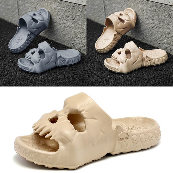 2024 Scarpe EVA positive popolari di alta qualità Piedi del cranio Sandali con suola spessa Scarpe da spiaggia estive da uomo Pantofole traspiranti avvolgenti GAI 40-45