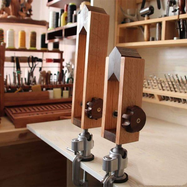 DIY Ing Lederhandwerk Nähen Schnürung Pony Werkzeug 360 Universal (30 cm, Holzteil)