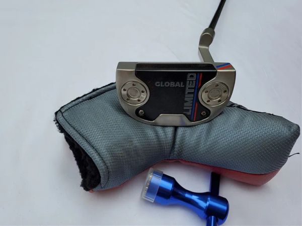 Клюшки для гольфа Global Limited Putter Клюшка для гольфа 33/34/35 дюймов Съемные грузики Стальной вал с крышкой головки