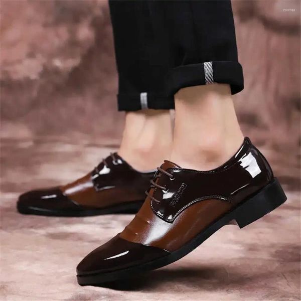 Scarpe eleganti Striptease in pelle naturale Tacchi formali da uomo Sneakers da uomo vintage Sport in vendita Scarpe da ginnastica