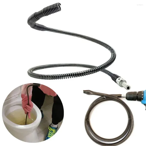 Conjunto acessório de banho removedor banheiro cozinha toalete ferramentas de limpeza esgoto pias bacia dreno limpador tubulação dragagem primavera