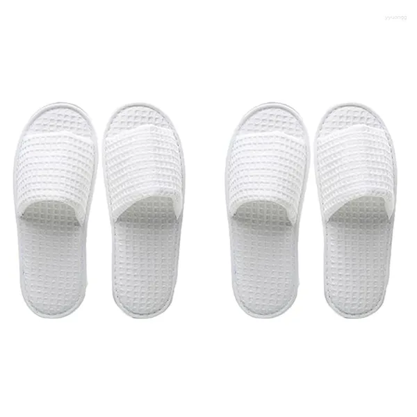 Chinelos Spa 10 Pares Open Toe Tamanho Descartável para Homens e Mulheres El Home Guest Usado