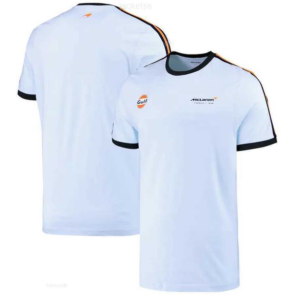 Мужские футболки Мужские полосатые спортивные повседневные детские футболки с 3D рукавами для взрослых Размеры F1 Гонки с принтом Новые для женщин McLaren для коротких T55