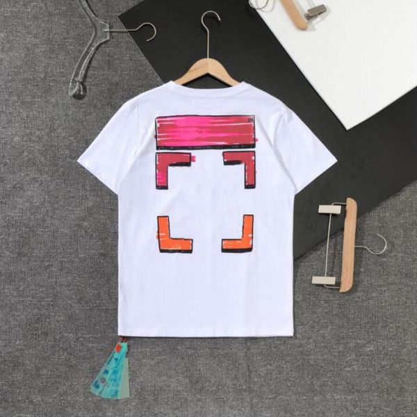 Camiseta masculina designer camisa masculina designer de manga curta respirável cruz seta gráfico de manga curta moda carta impressa camiseta