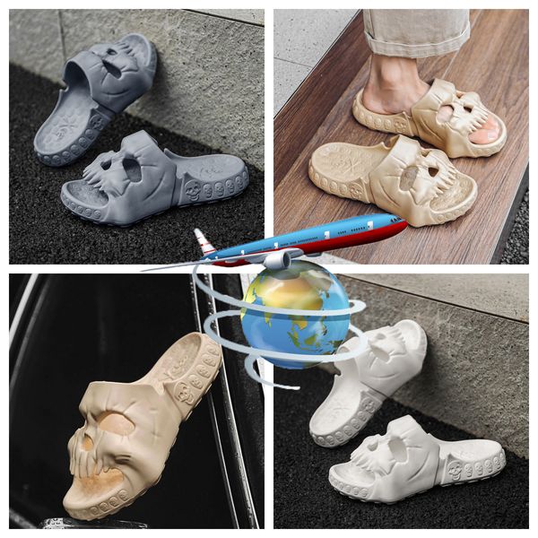 Новые креативные тапочки Summer Summer Men Slippers Outdoor Beach Sandals Не скользящие внутренние домашние слайды туфли Gai размер 40-45