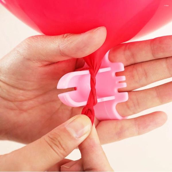 Parti Dekorasyonu 3pcs Balon Kravat Aracı Bağlama Düğüm Cihazı Tasarla Zaman Balonları Duş Düğün Doğum Günü İçin Aksesuar