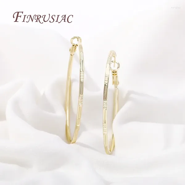 Brincos de argola na moda 14k banhado a ouro grande círculo feminino 925 agulhas de prata brinco huggie para mulheres meninas festa jóias presentes