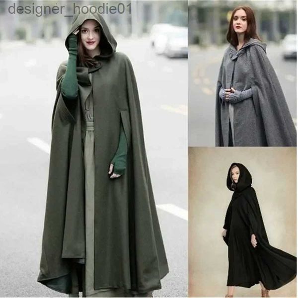 Cosplay Anime Costumes Assassin Role Play Retro Medieval Gótico D Hoodie Fino Casaco Feminino Vampiro Diabo Manto Pirata Robe HalloweenC24320