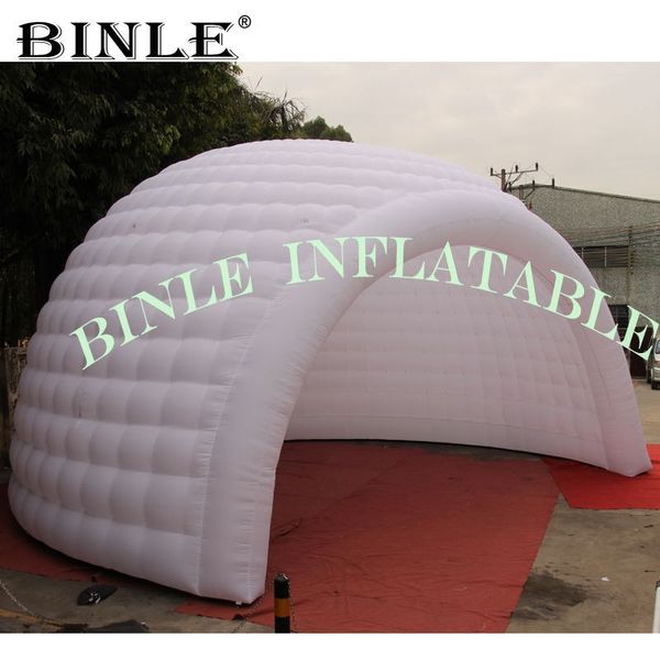 10mD (33 pés) Com soprador Tenda de cúpula inflável gigante colorida para casamento com luz LED Evento Boate Bar Piscina Pátio Tenda de golfe para uso ao ar livre