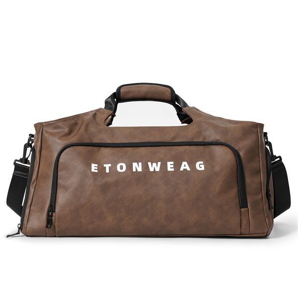 Mulheres Homens De Luxo Bolsa De Ginástica De Couro Esportes Fitness Bagagem Bolsa De Viagem De Grande Capacidade Carry On Ombro Duffel Pack Bolsa Masculina Para Meninas Meninos Mochilas