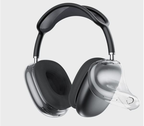 Tampa metálica para Max Air Pods Pro 2 3 2ª geração de fone de ouvido de fone de cabeça de choques de choques acessórios à prova de choque