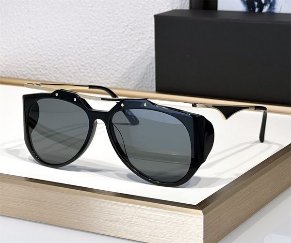 Designer de moda M137 Amelia Óculos de sol para mulheres Vintage Piloto em forma de óculos de acetato design de moldura estilo vanguardista de grandes dimensões Anti-ultravioleta vem com caixa