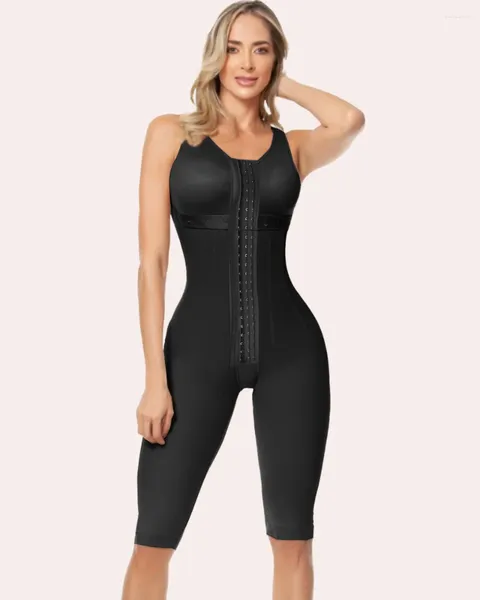 Modeladores femininos sem mangas bodysuit shapewear aperto abdominal e levantamento do quadril corpo moldar macacão suporte no peito