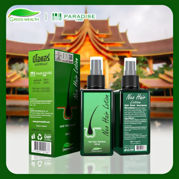 Prodotti 120ml Neo Lozione Per Capelli Radice Dei Capelli CAPELLI BARBA BASTONI PIÙ LUNGO Trattamento alle erbe 100% Originale Thailandia Regalo gratuito