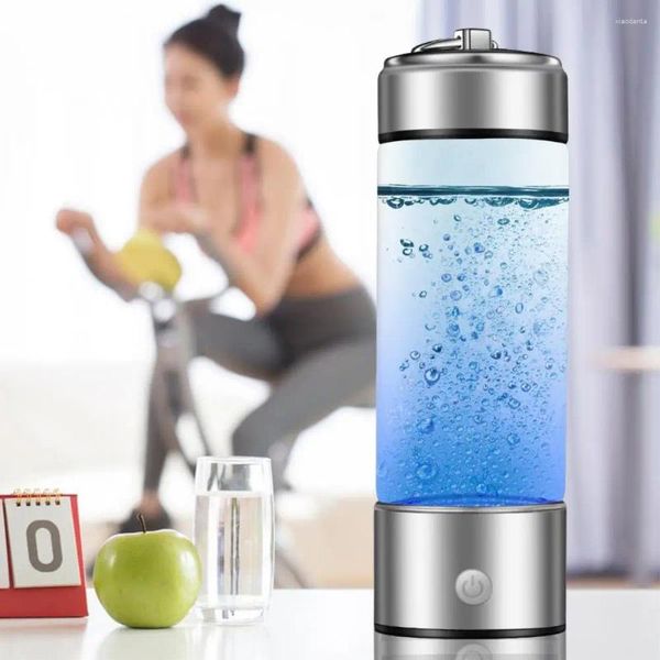 Wasserflaschen, wasserstoffreicher Becher, tragbarer Wasserstoffflaschengenerator für Zuhause, Büro, Reisen, USB-Aufladung, Elektrolyse, gesund