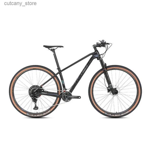 Bicicletas Ride-Ons Twitter Warriorpro Bicyc 29 polegadas 27.5 polegadas M6100-12S através do disco de machado MTB fibra de carbono mountain bike adulto off-road l240319